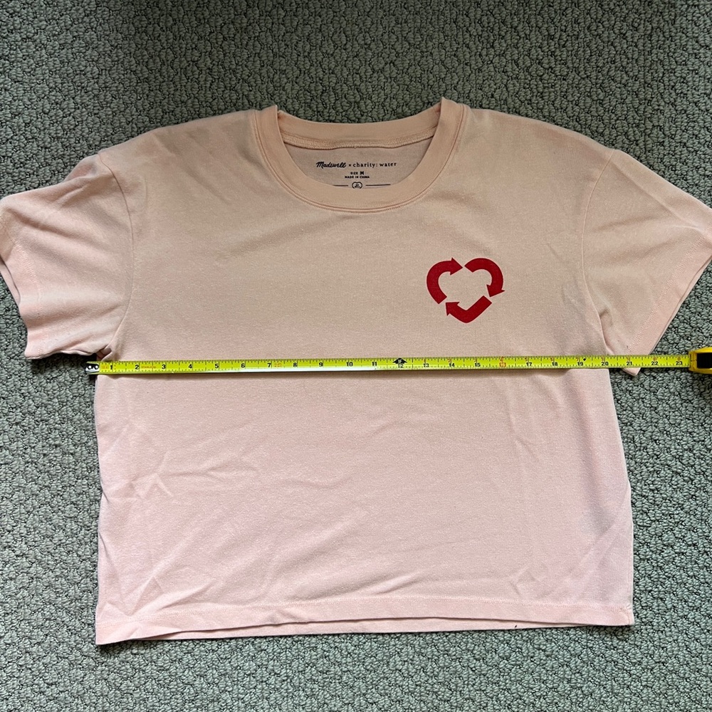 Madewell X Charity Collab T-Shirt: Blush Pink Tee… - image 3